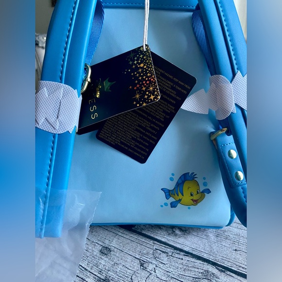 NWT! Loungefly Disney Princess COLLECTION EXCLUSIVE Backpack The Little Mermaid - Picture 4 of 7